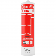 DecoFix ULTRA ORAC Colle blanche à base de polymère pour les joints entre moulures 270 ml