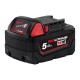 Batterie Red Lithium M18 avec jauge lumineuse 5.0 AH - Milwaukee