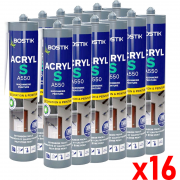 192 Mastics Acryliques BOSTIK Acryl S 310 ml BLANC