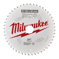 Lame de scies circulaires coupe bois, coupe précise et nette CSB P W 190 x 2,1 mm - MILWAUKEE