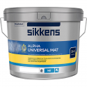 Peinture SIKKENS Alpha Universal Mat 2 en 1 polyvalente, surfaces murs, plafonds et boiseries