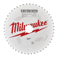 Lame de scies circulaires coupe bois, coupe précise et nette CSB P ALU 190 x 2,4 mm - MILWAUKEE