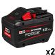 Pack FORGE NRG M18 : 2 x batteries FORGE™ 12.0 Ah + 1 x Super chargeur double - MILWAUKEE